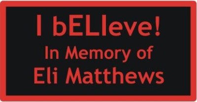 Eli's memorial patch