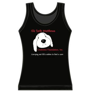 Ladies Puppy Tank Top black